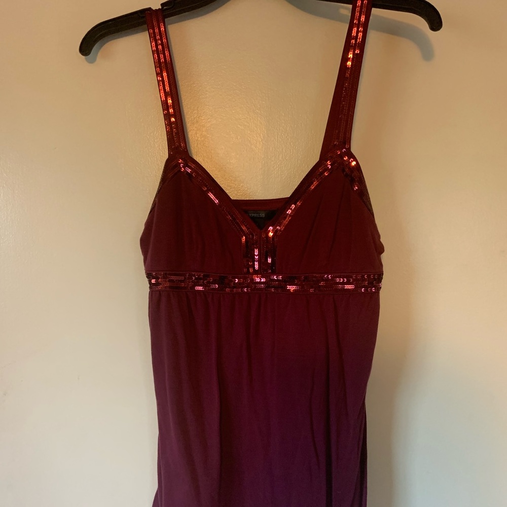 Express sequined tank